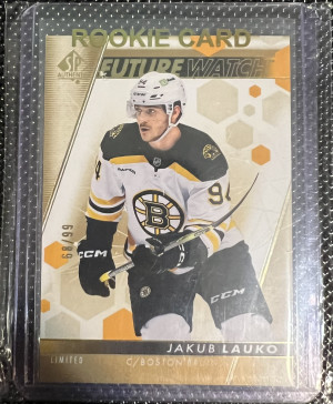 Jakub Lauko Future Watch Gold /99 front