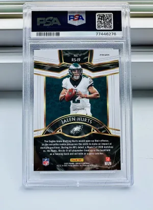2020 Panini Select Selections Silver Prizm Jalen Hurts RC back
