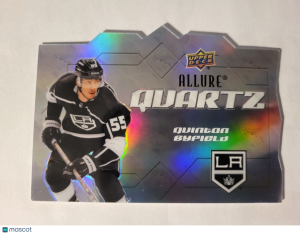 Quinton Byfield 2022-23 UD Allure Quartz Insert Card front