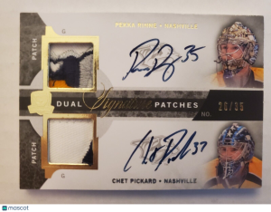 Rinne/Pickard 2012-13 The Cup Dual Signature Patches 26/35 front