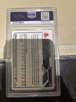 Masataka Yoshida Chrome Lite PSA 9 back