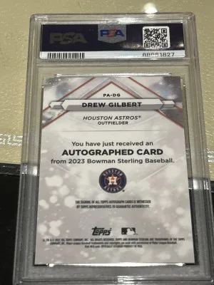 Drew Gilbert Prospect Auto back