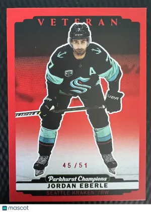 2022-23 Jordan Eberle Serial Numbered front
