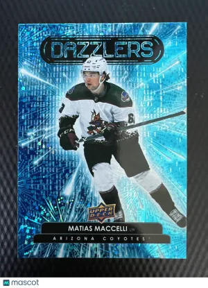 2023-24 Upper Deck Matias Maccelli Parallel/Variety front