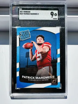 🔥 2017 Donruss #327 PATRICK MAHOMES II Rated Rookie (RC) front
