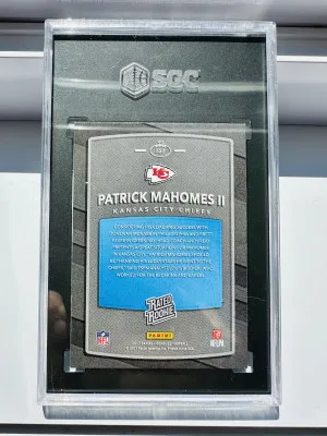 🔥 2017 Donruss #327 PATRICK MAHOMES II Rated Rookie (RC) back