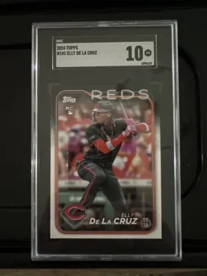 2024 Topps Elly De La Cruz #141 Rookie Card SGC 10! front