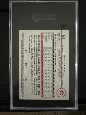 2024 Topps Elly De La Cruz #141 Rookie Card SGC 10! back