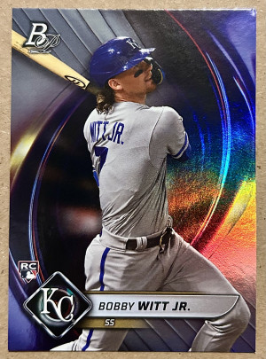 2022 Bowman Platinum #51 Bobby Witt Jr. RC KANSAS CITY ROYALS front