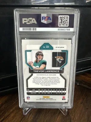 2021 Prizm Trevor Lawrence Disco #331 rookie card back