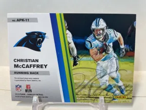 2019 Donruss All-Pro Kings Christian McCaffrey Patch /299 Player Worn back