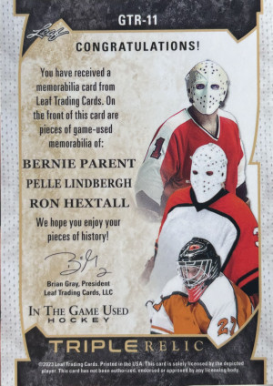 Leaf flyers Triple Relic back