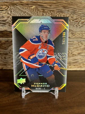 2016-17 Upper Deck UD Black #12 Connor McDavid /299 front