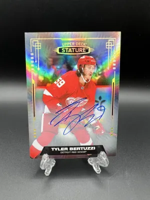 Tyler Bertuzzi Stature Silver Auto front