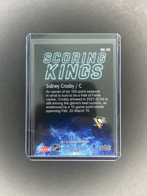 Sidney Crosby Fleer Ultra Scoring Kings back