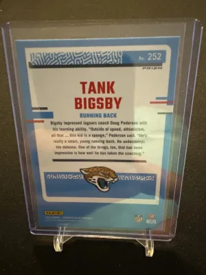 2023 NFL Donruss Optic Tank Bigsby Stars back