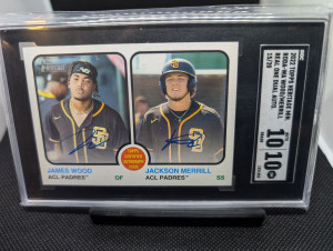 Heritage Minor leagues James wood, Jackson Merrill Auto back