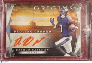 2023 Panini Origins Rashod Bateman Proving Ground Auto /99 #PGS-RB front