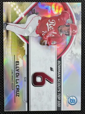 2023 Bowman Elly De La Cruz front