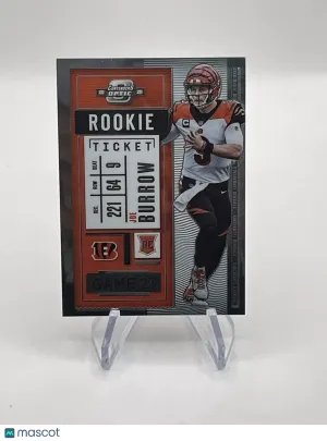 2020 Contenders Optic Joe Burrow Rookie Ticket #81 Cincinnati Bengals RC front