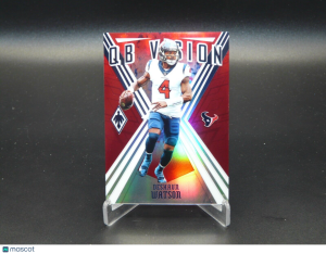 2019 Panini Phoenix Deshaun Watson #18 QB Vision Red /299 Houston Texans NFL front