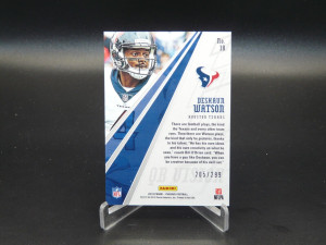 2019 Panini Phoenix Deshaun Watson #18 QB Vision Red /299 Houston Texans NFL back