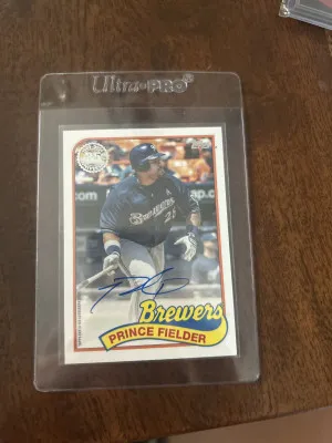 2024 Topps S2 Prince Fielder Auto front