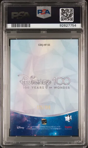 2023 Kakawow Cosmos Disney100 Happy Faces Vanellope #55 /169 PSA 10 Pop 2 back