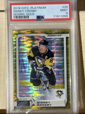 Sidney Crosby Seismic Gold 47/50 front