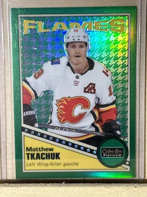 Matthew Tkachuk  Green Houndstooth /15 front