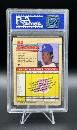 1992 Bowman Pedro Martinez back