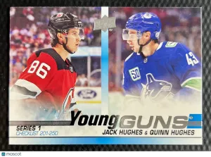 2019-20 Upper Deck Jack Hughes Insert front