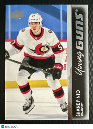 2021-22 Upper Deck Series 1 Shane Pinto Rookie front