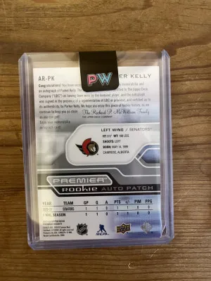 21-22 Premier Parker Kelly RPA 090/249 back