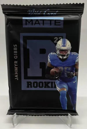 Sealed 2023 Wild Card Matte Jahmyr Gibbs Guaranteed Rookie & #’d /200 or less front