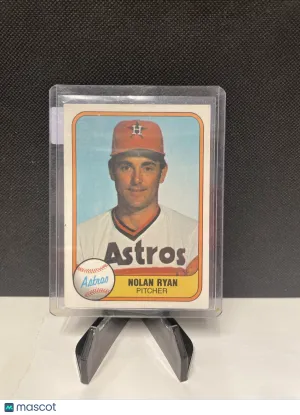Nolan Ryan 1981 Fleer #57 front