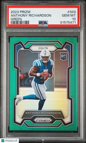 2023 Panini Prizm Anthony Richardson #343 PSA 10 front