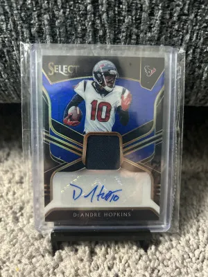 DeAndre Hopkins Patch Auto /25 front
