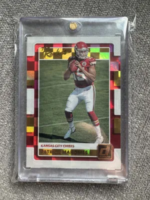 2017 Panini Donruss - The Rookies #7 Patrick Mahomes II (RC) front