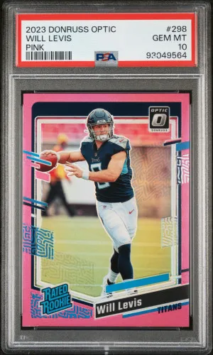 2023 Donruss Optic Will Levis Pink front