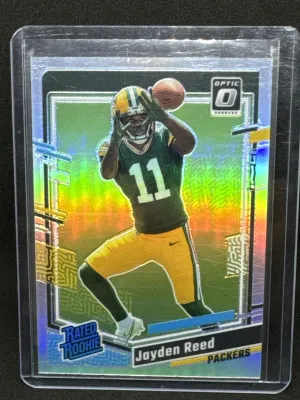 2023 Donruss Optic Jayden Reed Holo front