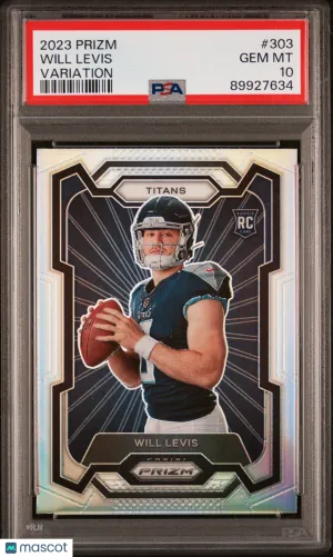2023 Panini Prizm Will Levis #303 PSA 10 front