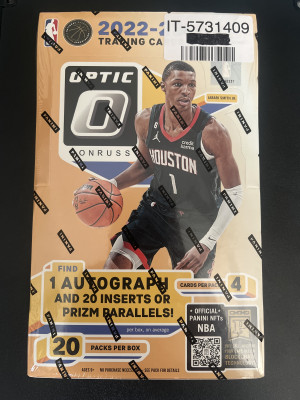 2022-23 Donruss optic basketball hobby box front