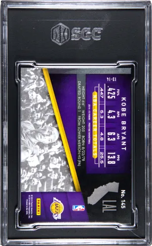 Kobe Bryant Bonus Shots Purple /49 SGC 9 back