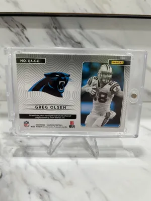 2022 Greg Olsen Immortalized Jersey Autograph /49 back