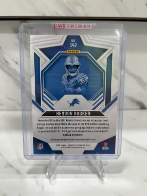 2023 Panini Rookies & Stars - Rookies Longevity #142 Hendon Hooker (RC) back
