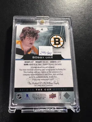 2014-15 the cup gold auto bobby orr /10 back