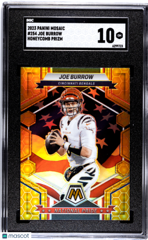 2023 Panini Mosaic Joe Burrow #254 SGC 10 Cincinnati Bengals front