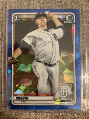 Tarik Skubal 2020 1st Bowman Sapphire front