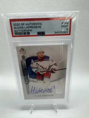 Alexis Lafreniere Future Watch Auto 964/999 PSA 9 front